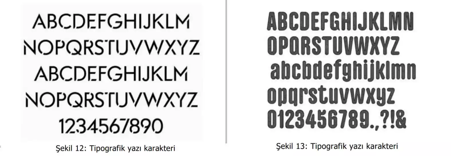 tipografik yazı karakter örnekleri-Avcılar Web Tasarım
